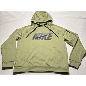 Nike Hoodie Mens Medium Therma-Fit Winter Green  DQ4842-334 Pullover Sweatshirt